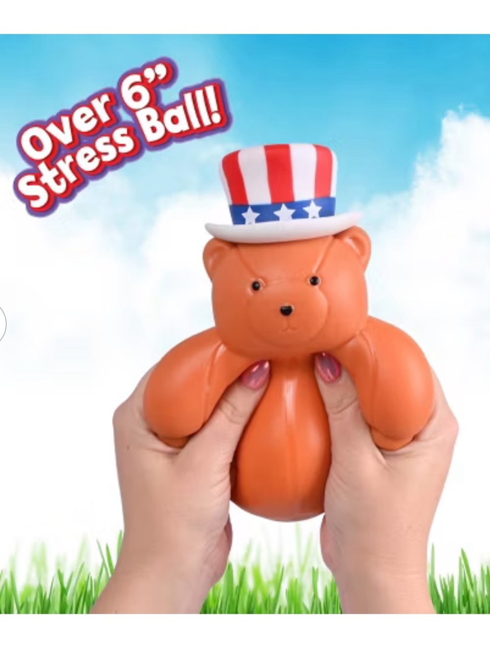 Viral Sunny Days Patriotic Bear Squishy